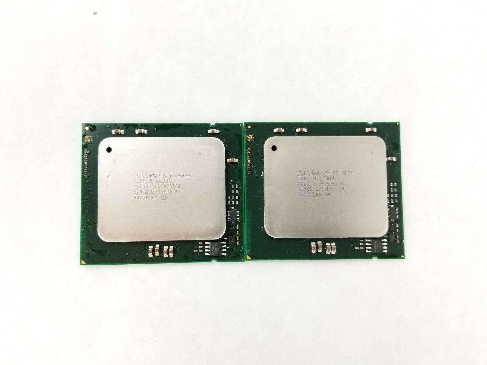 Matching Pair Intel Xeon E7-2870 SLC3U 10 Core LGA1567 CPU Server Processor