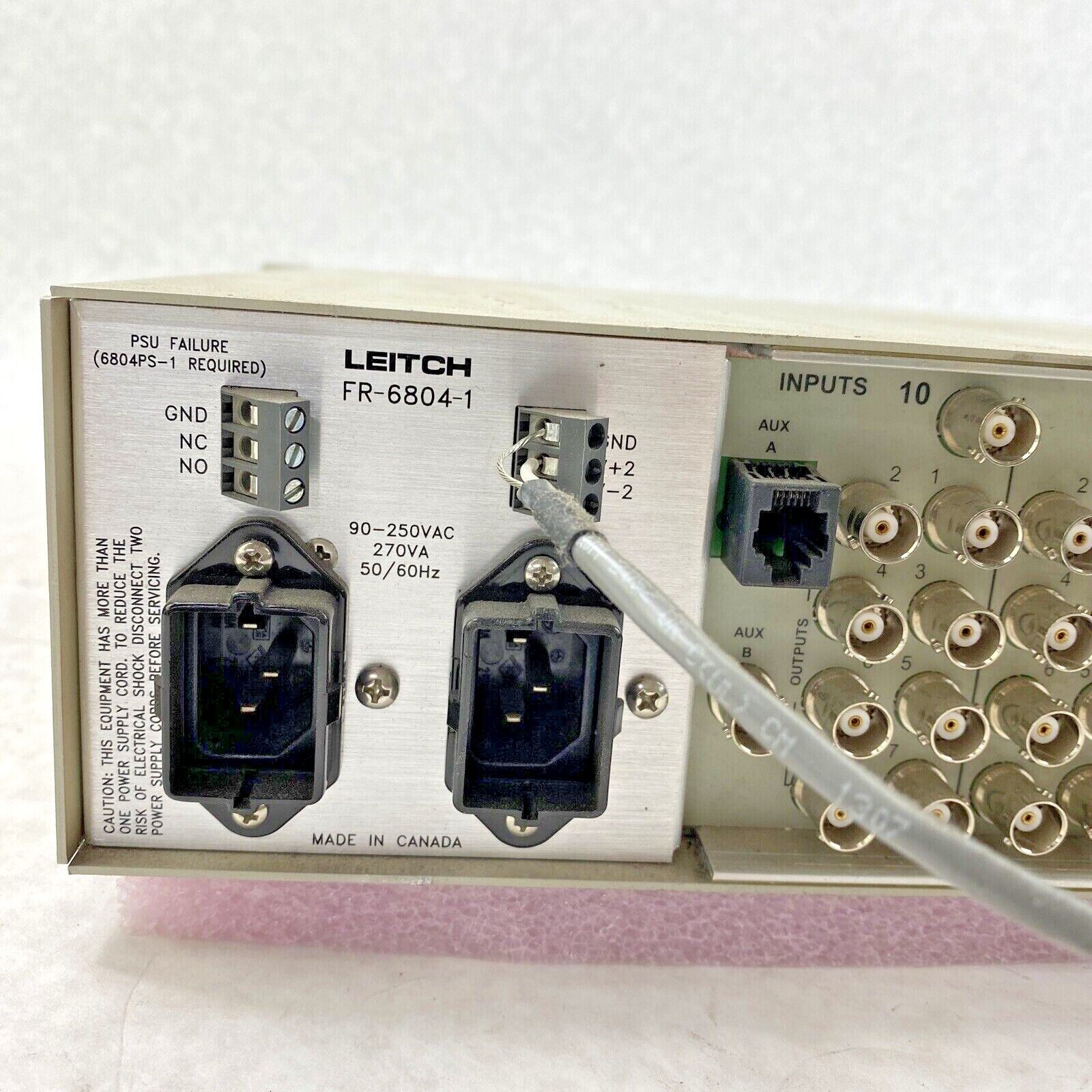 Leitch FR-6804-1 Digital Glue with 10x DVB-8020D video buffer cards