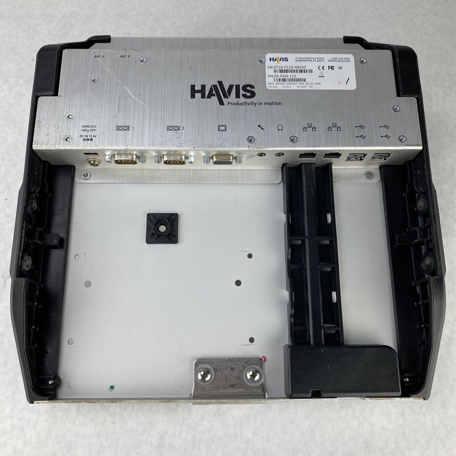 Havis DS-PAN-112 Docking Station For Toughbook CF30 CF31  No Lind Power Adapter