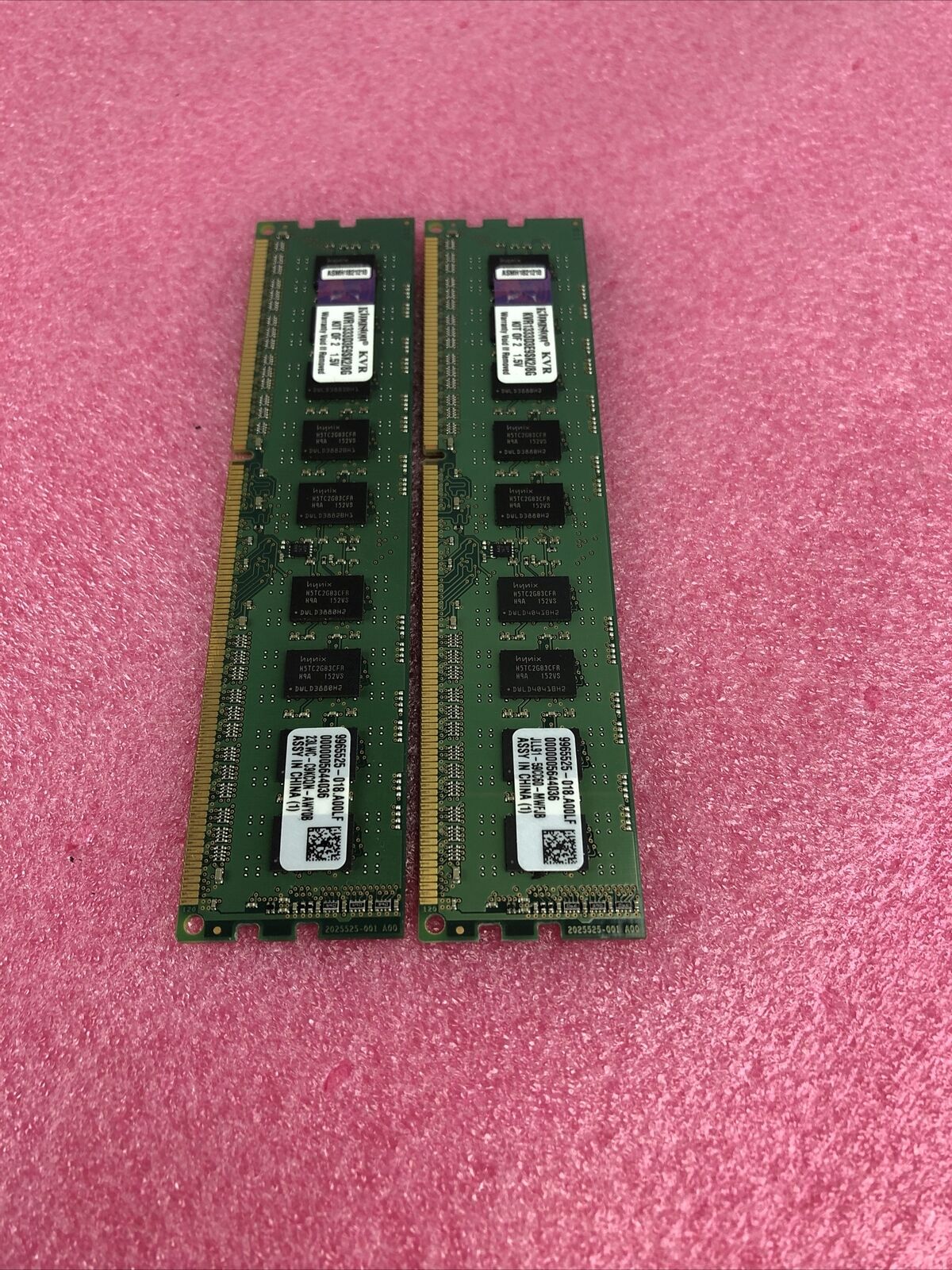 Kingston 8GB DDR3 1333MHz PC3-10600 240-Pin DIMM non-ECC kit of 2