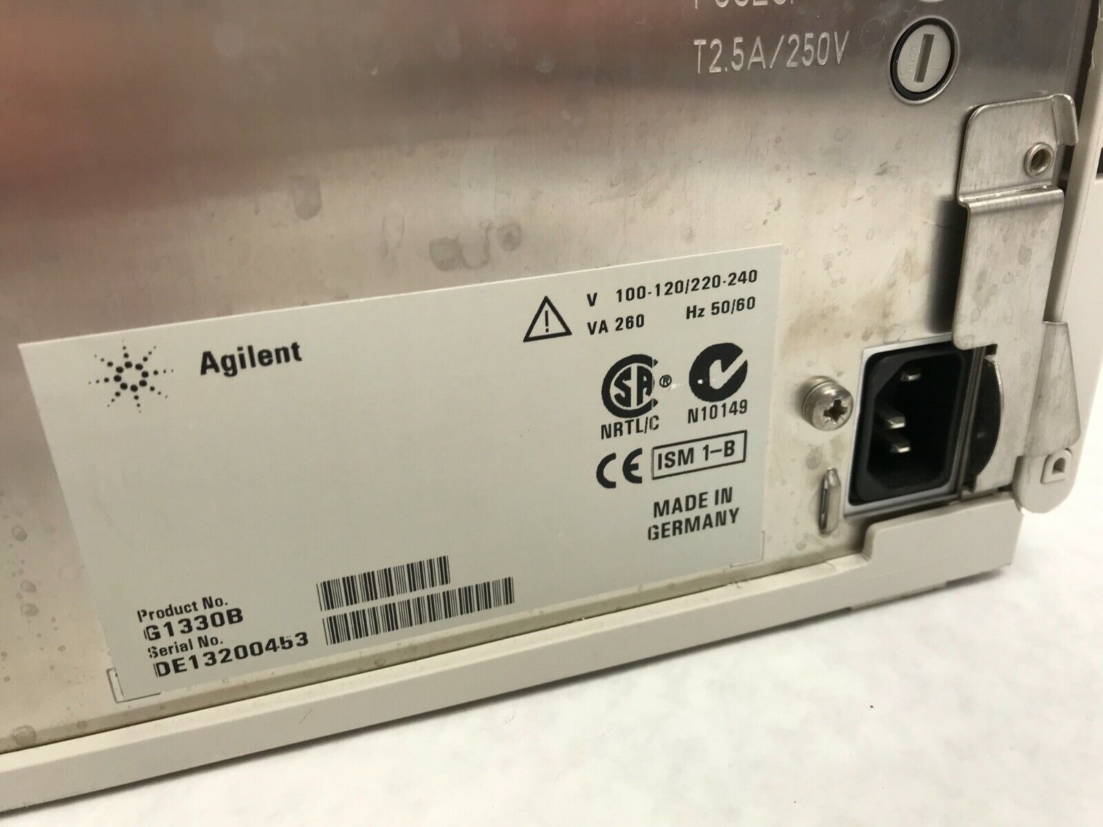 Agilent 1100 Series G1330B Autosampler Thermostat Parts or Repair