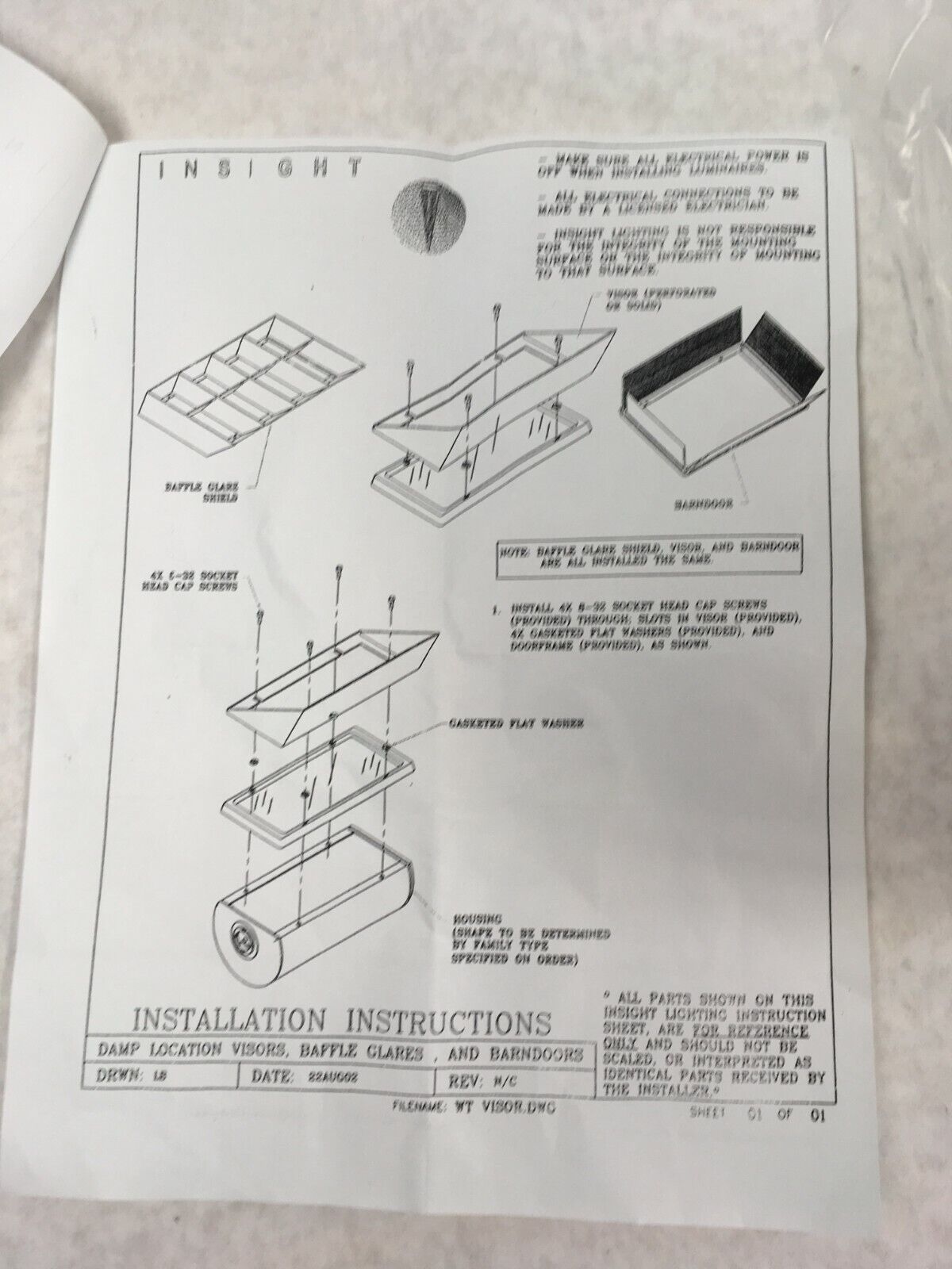 Insight Arida Exterior Architectural Indirect Lighting Wet Location Wall Mount