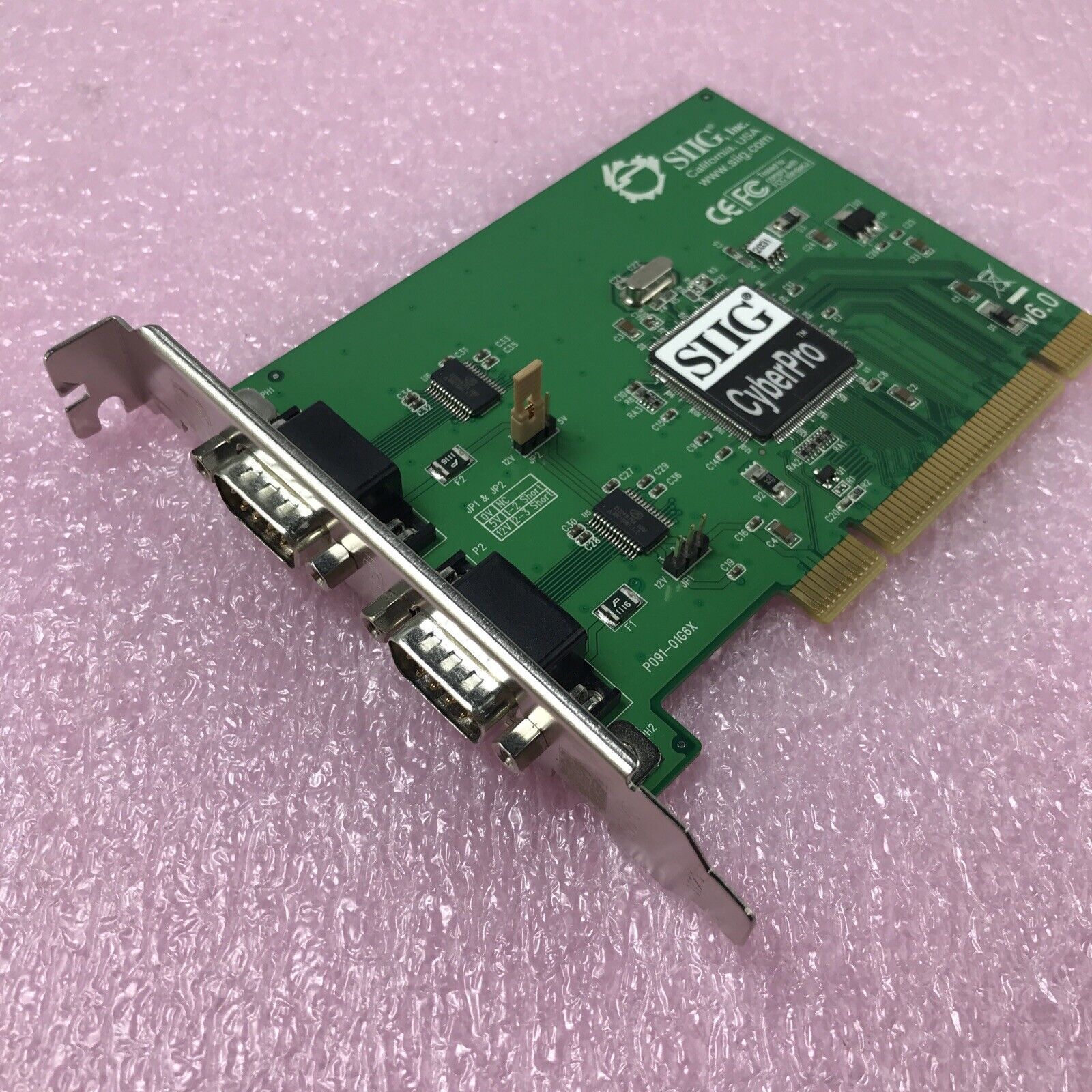 SIIG CYBERPRO JJ-P04411-S6 4-Port Serial DB PCIe CARD