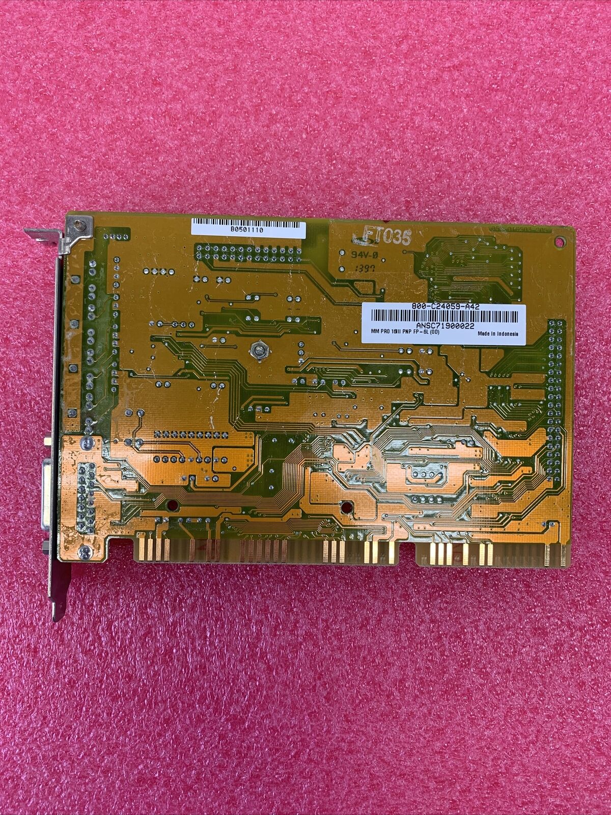 Aztech Sound Galaxy Pro 16 III 3D PnP PC ISA Audio Card Sound Card I38-MMSN853