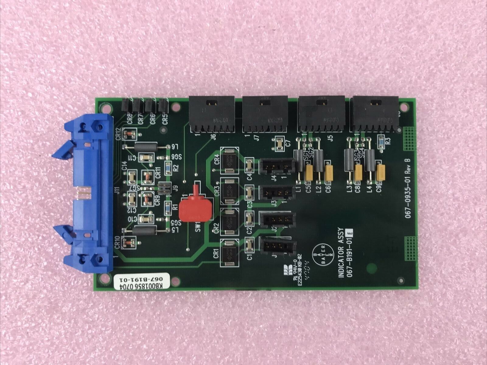 Siemens Bayer 067-B191-01D Indicator ASSY Board 067-0936-01B