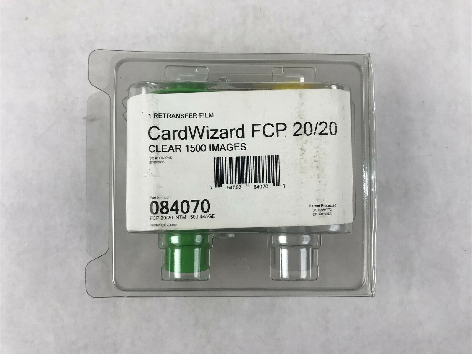 DataCard CardWizard FCP 20/20 Retransfer Film Clear 1500 Images 084070