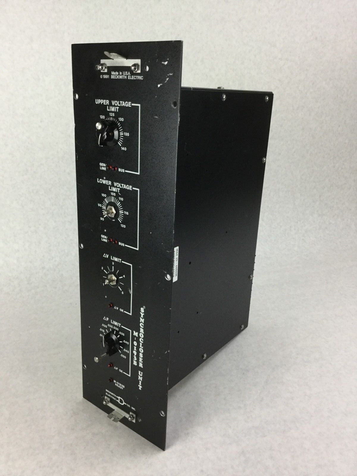 BECKWITH Electric M-0193B Syncrocloser Unit   Untested