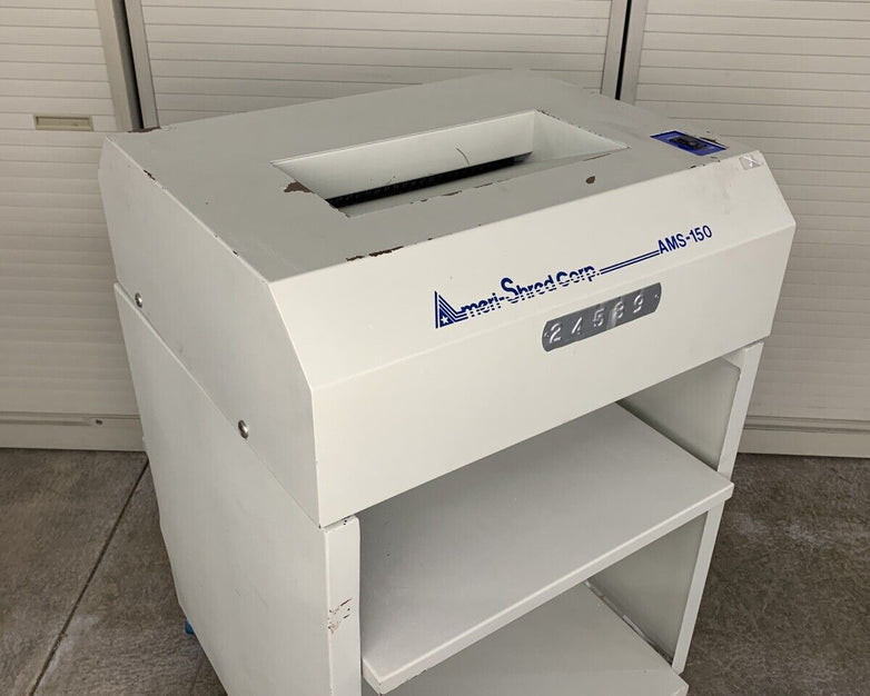 Ameri Shred Corp Strip Cut Paper Heavy Duty Shredder AMS-150 For Parts