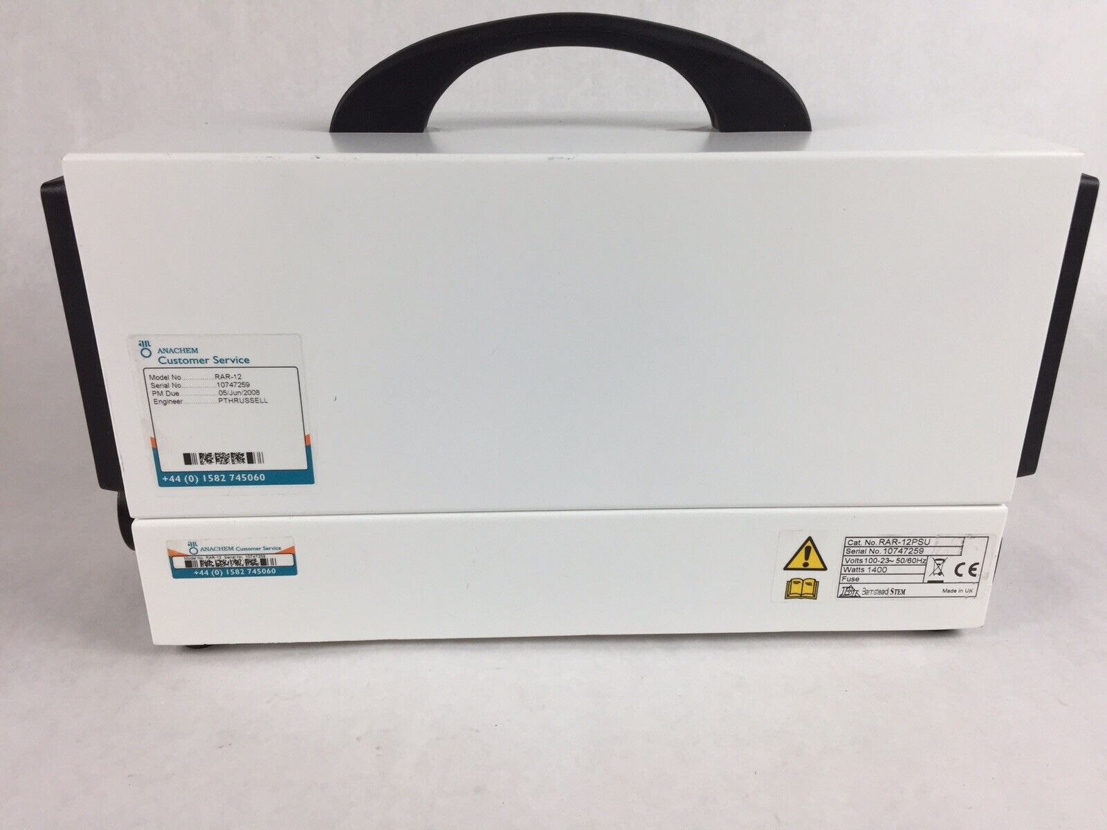 Anachem RAR-12PSU - 1400W - PE 298500 - Power Supply and Cable