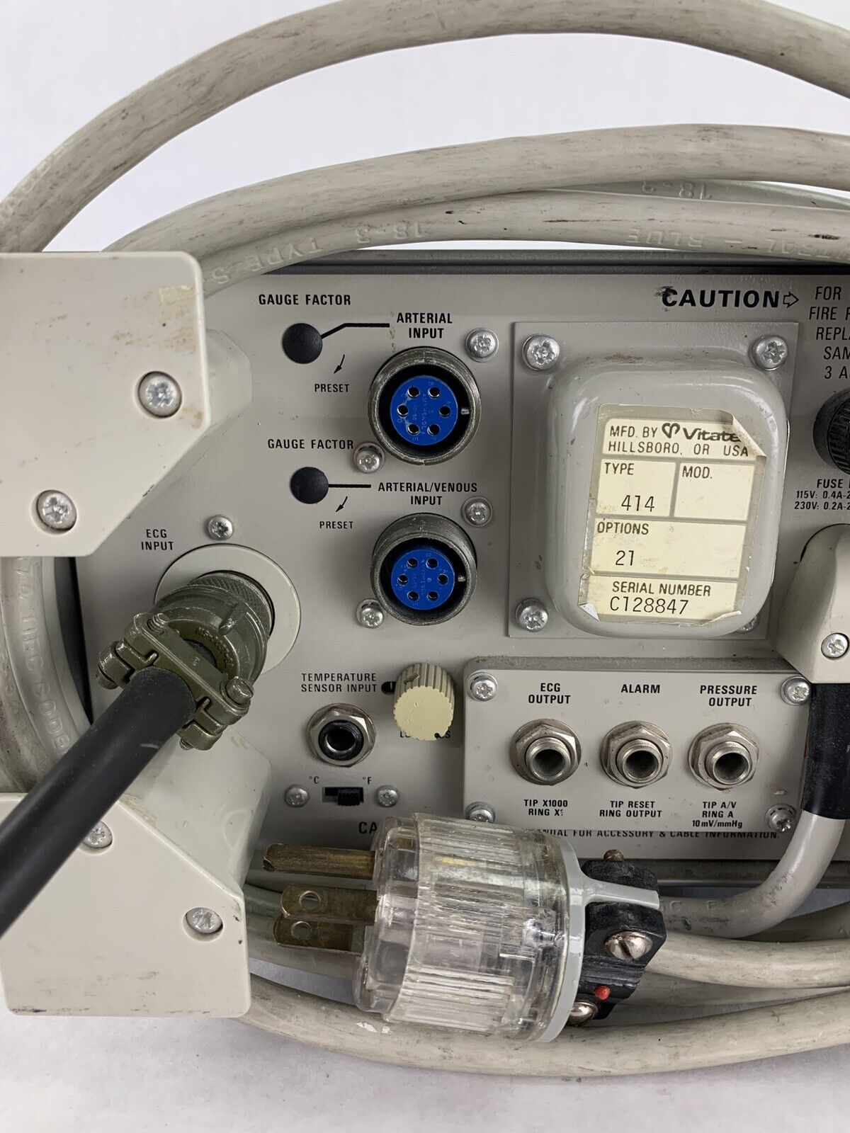 Tektronix 414 Dual Pressure Power Tested