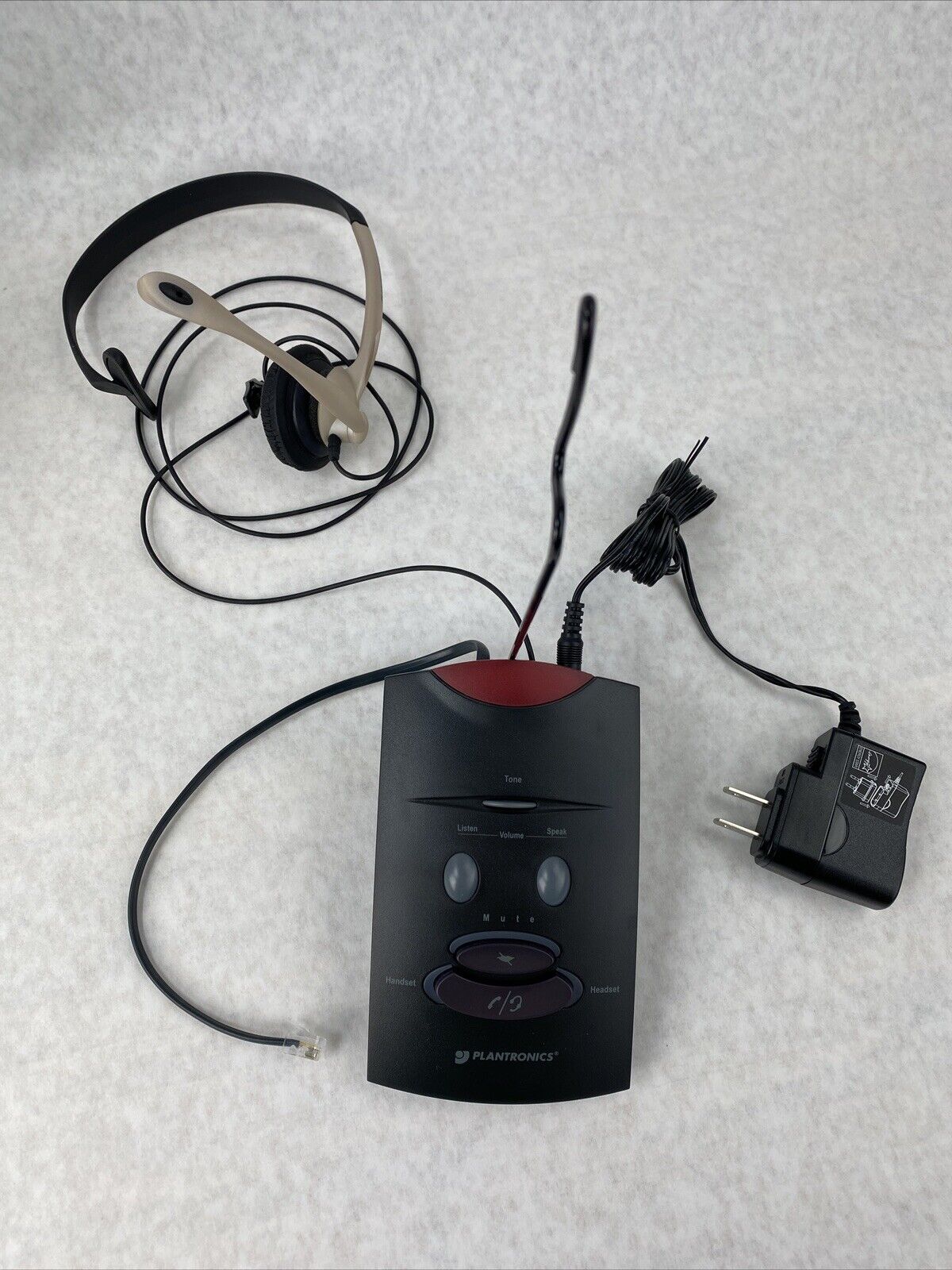 Plantronics S11 System Over Head Telephone Headset w/Noise Canceling Microphone