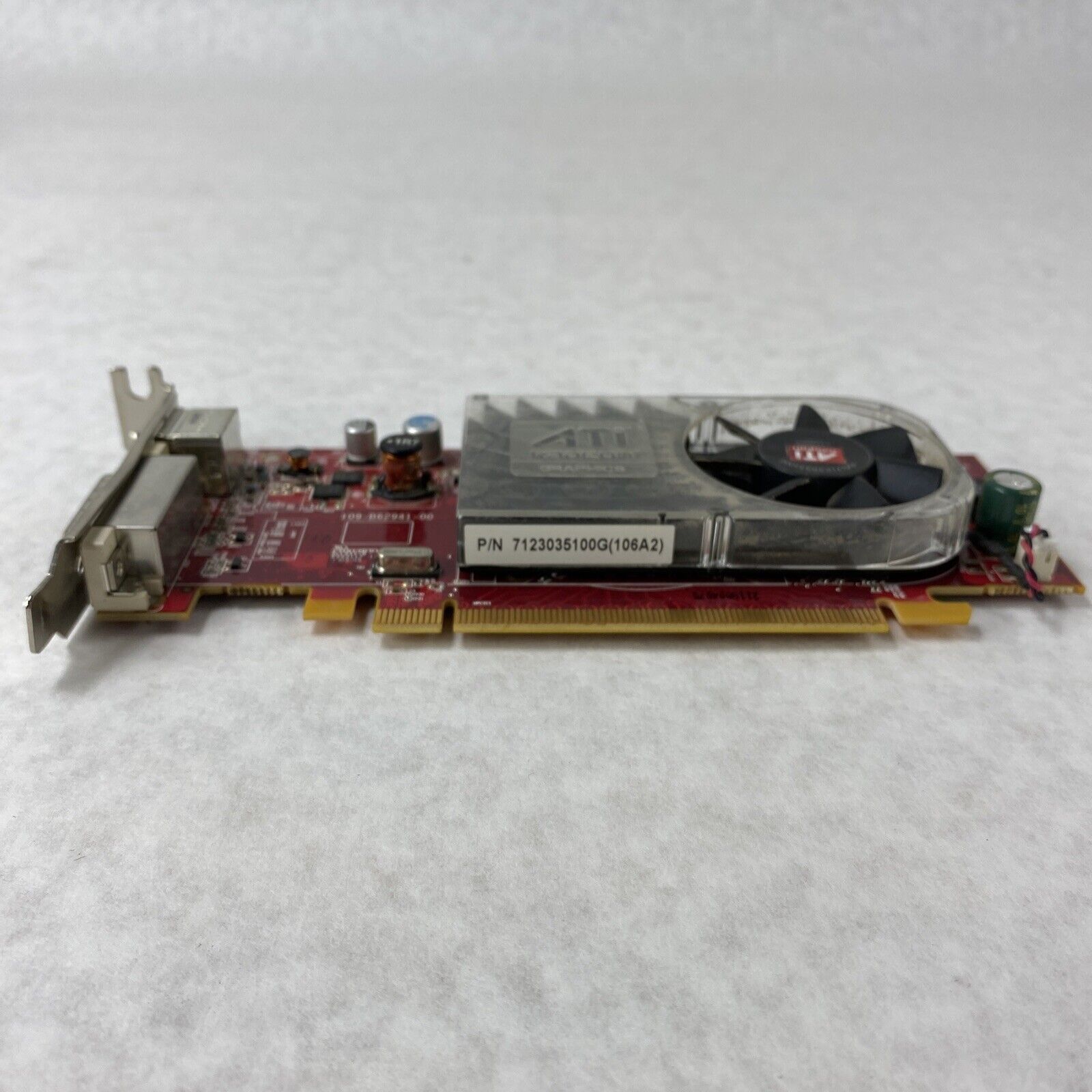 Lot of 5 ATI 0Y104D Radeon HD 3450 256MB S-Video DMS-59 PCIe video graphics GPU