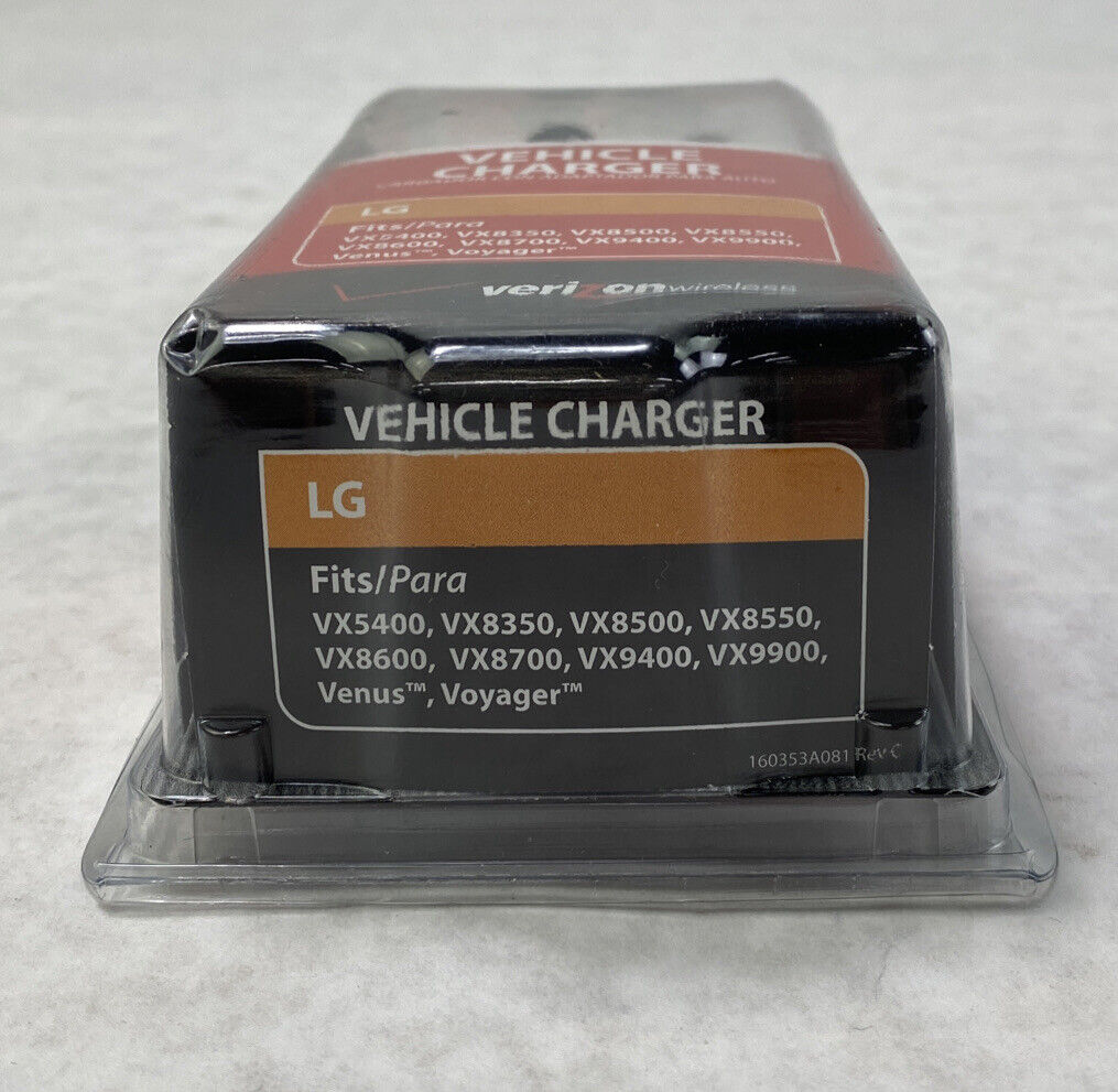 Verizon vehicle device charger LG VX5400 VX8350 VX8500 VX8550 VX8600 VS8700
