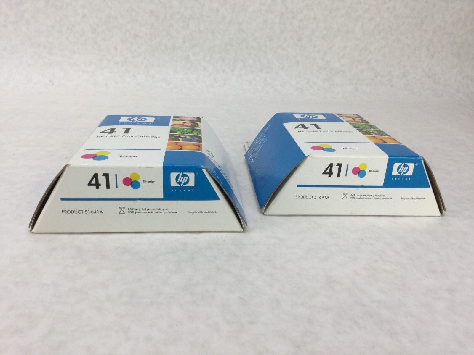 GENUINE HP 41 Tri Color NEW SEALED 51641A Warranty end Dec 2005  Lot of 2