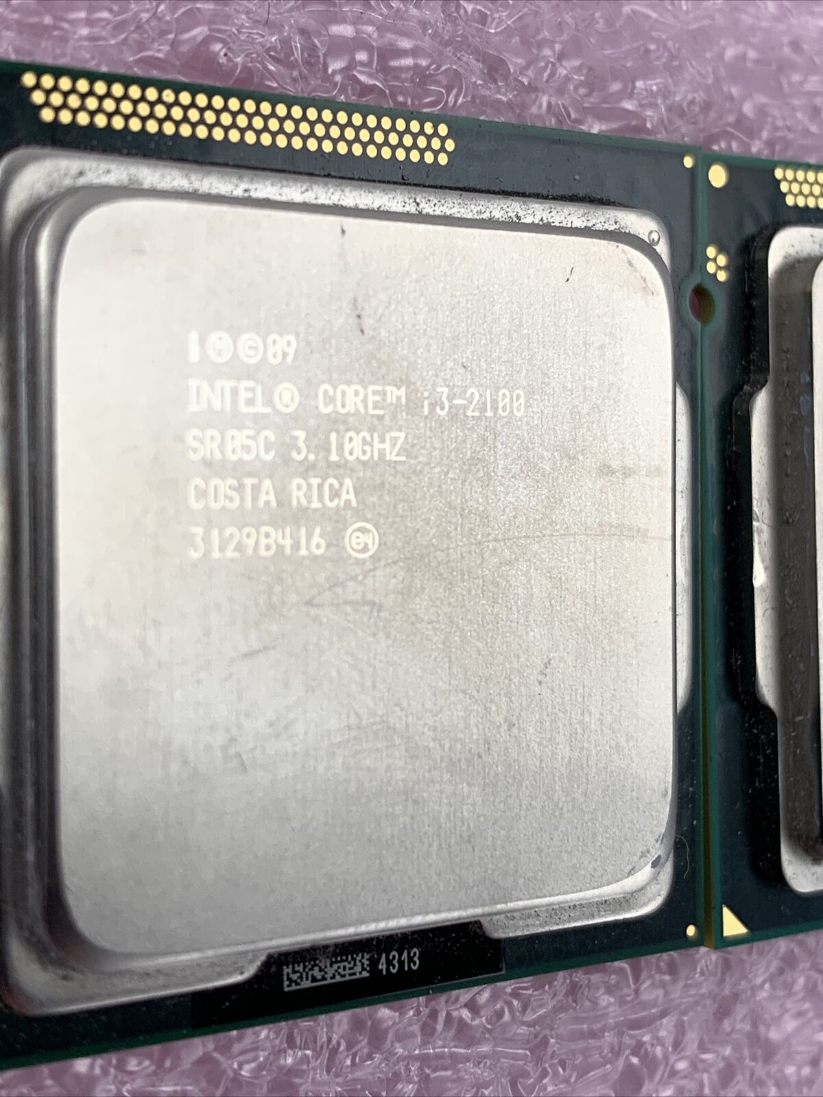 Lot of 2 Intel Core i3-2100 3.1GHz Processor
