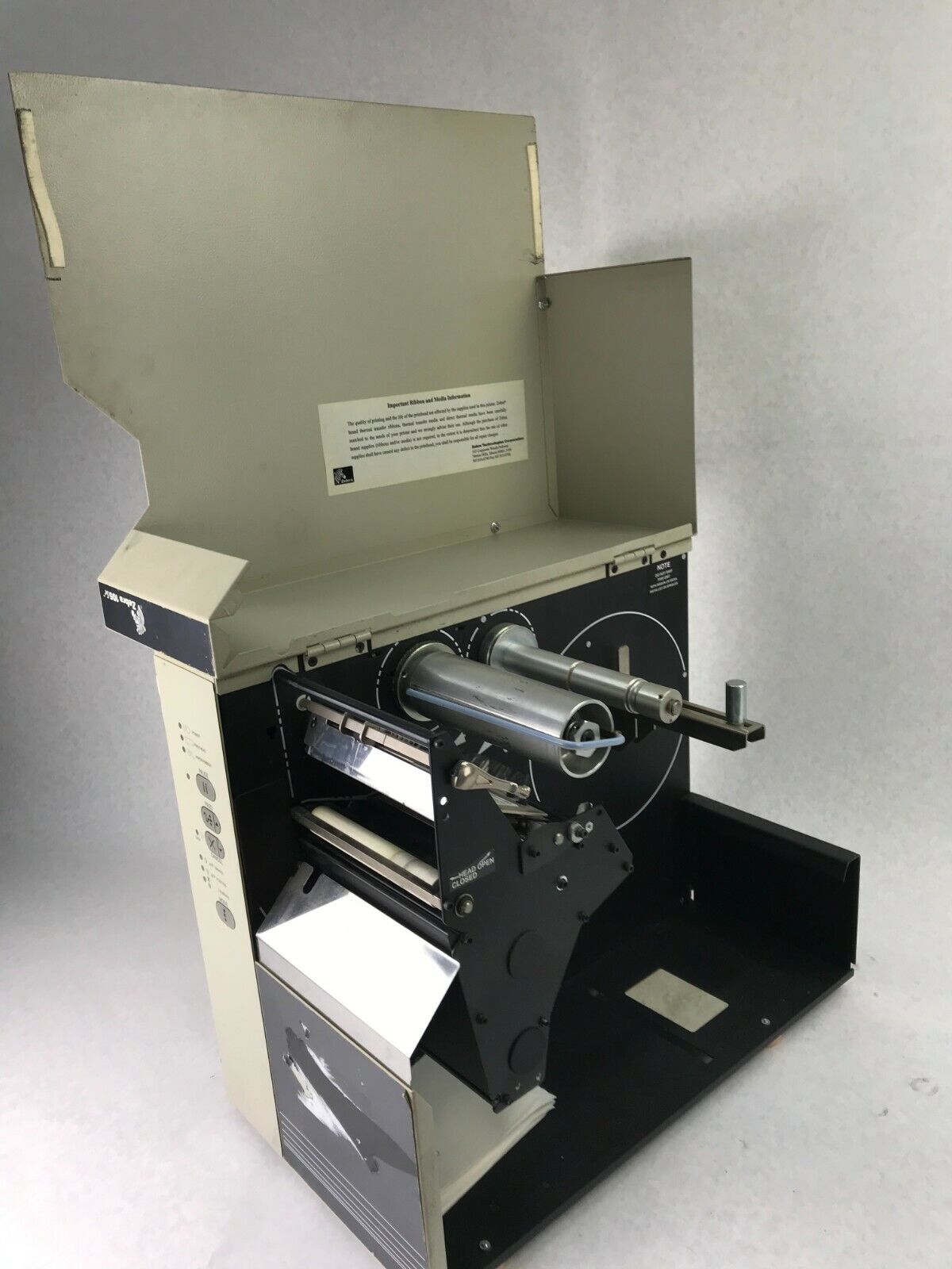 Zebra 105SE 105-511-00000 Thermal Transfer Label Printer - Fading Printhead