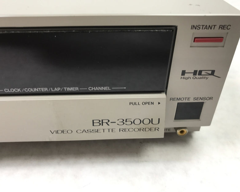JVC BR-3500U VHS Player/Recorder Video Cassette Recorder (Untested)