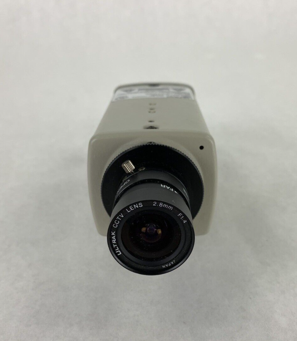 ULTRAK KC4300 CCD B/W 24V 60Hz 3.5W Security Camera W/ 2.8mm F1.4 Lens