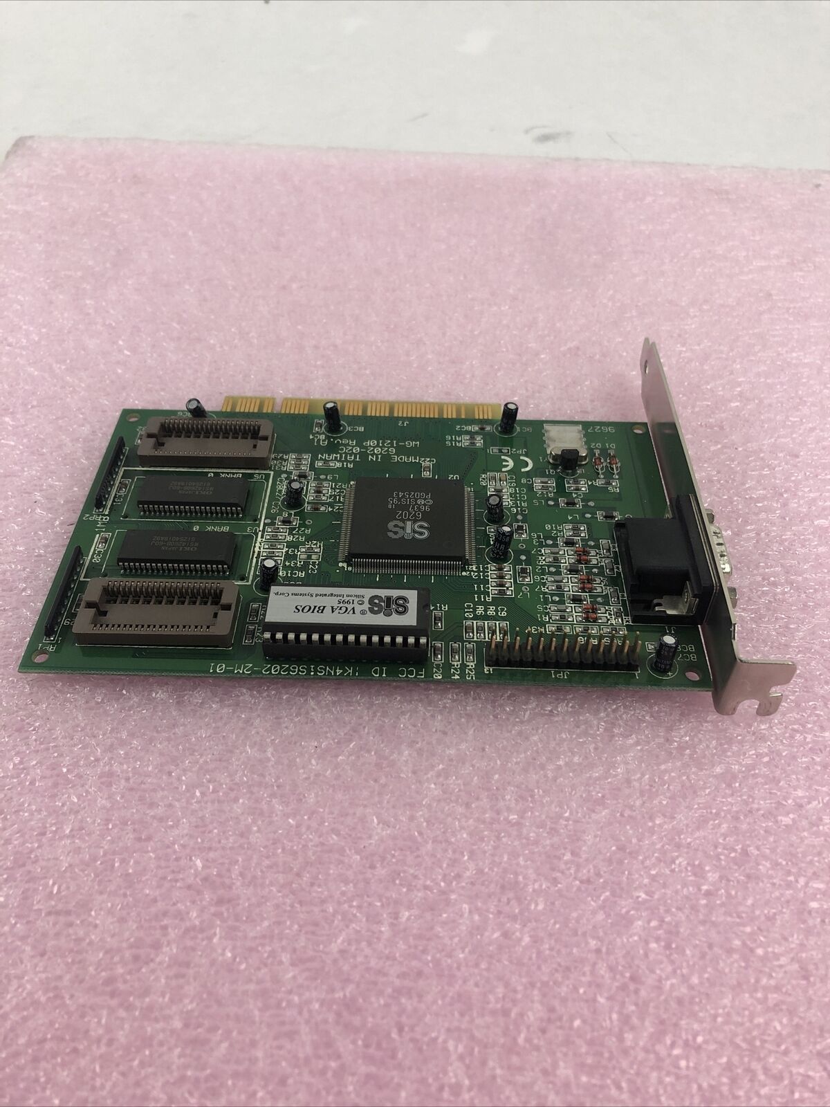 Silicon Integrated 6202-02C WG-1210P Rev.A1 VGA Video Card