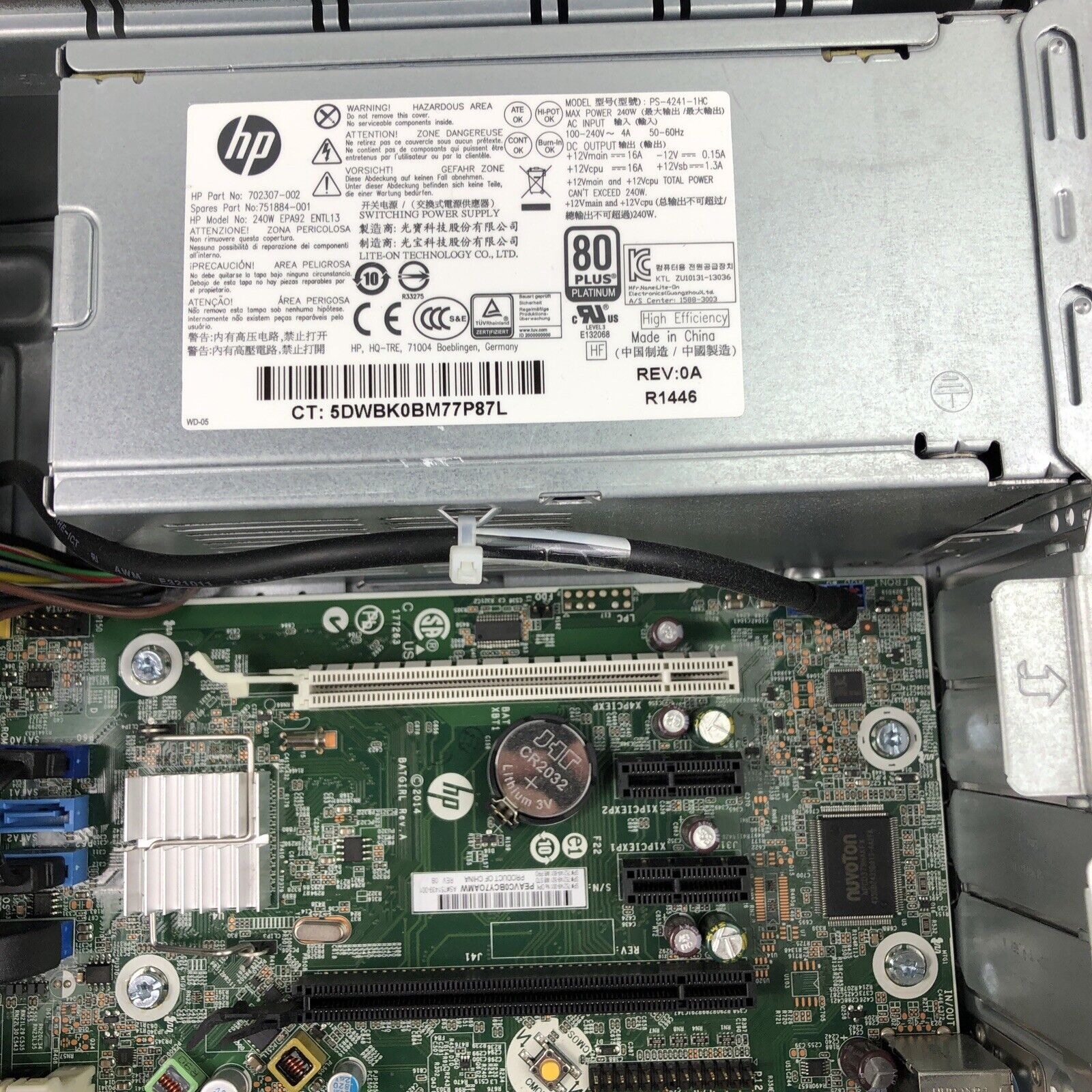 HP EliteDesk 705 G1 SFF Desktop AMD A8 Pro 4 GB RAM 3.10 GHz No HDD No OS