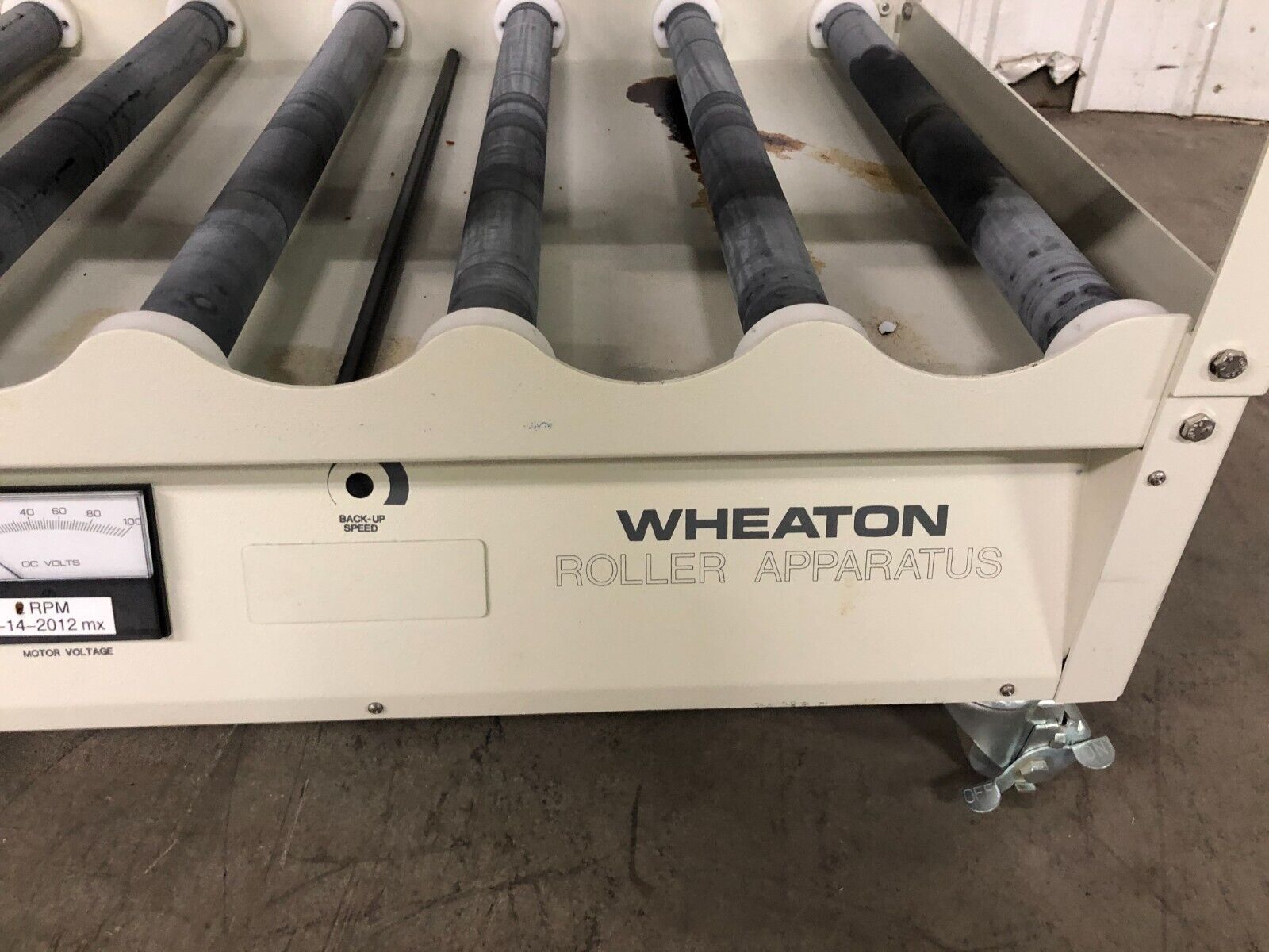Wheaton Science Products 2 Deck Roller Apparatus 348961-A, Power Rolling System
