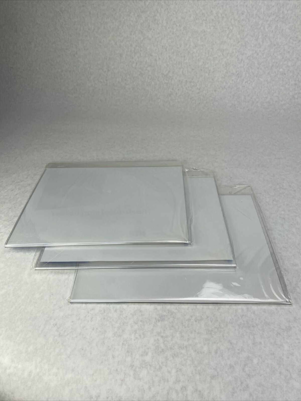 Lot of 3 Office Depot Wall Mount Horizontal Sign Holder 8 1/2 in x 11 in - New