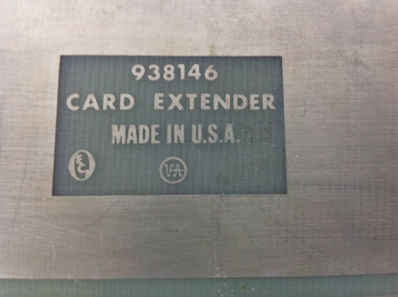 Vintage Card Extender 938746 50 Pin 008GR5-DR-H-X with Birtcher 16B-20-3 Rails