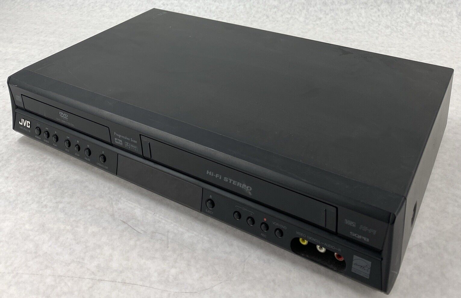 JVC HR-XVC16 Hi-Fi SQPB VHS Cassette Recorder VCR DVD Player Combo FOR PARTS
