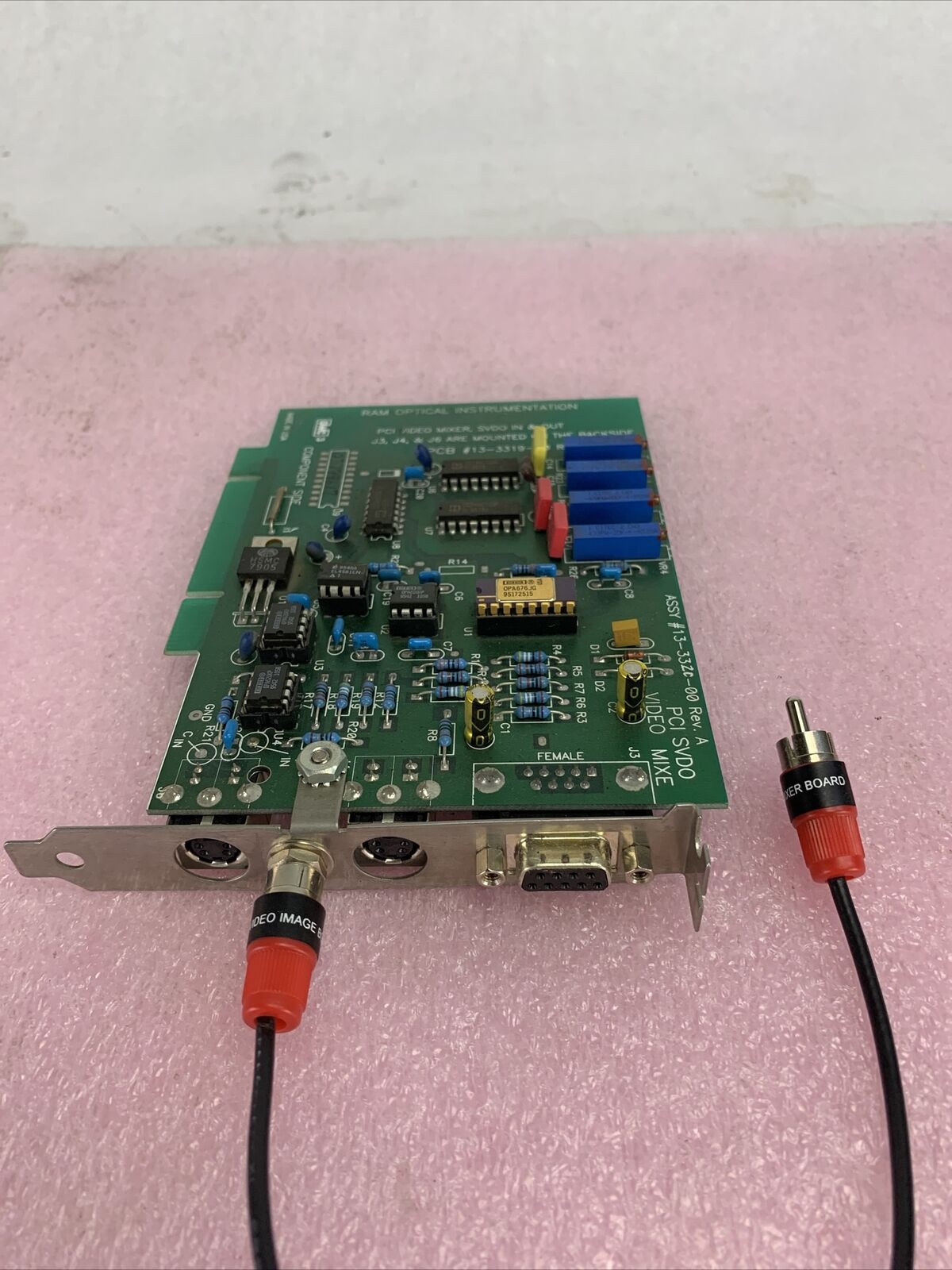 RAM Optical Instrumentation Inc 13-3319-00 PCI Video Mixer