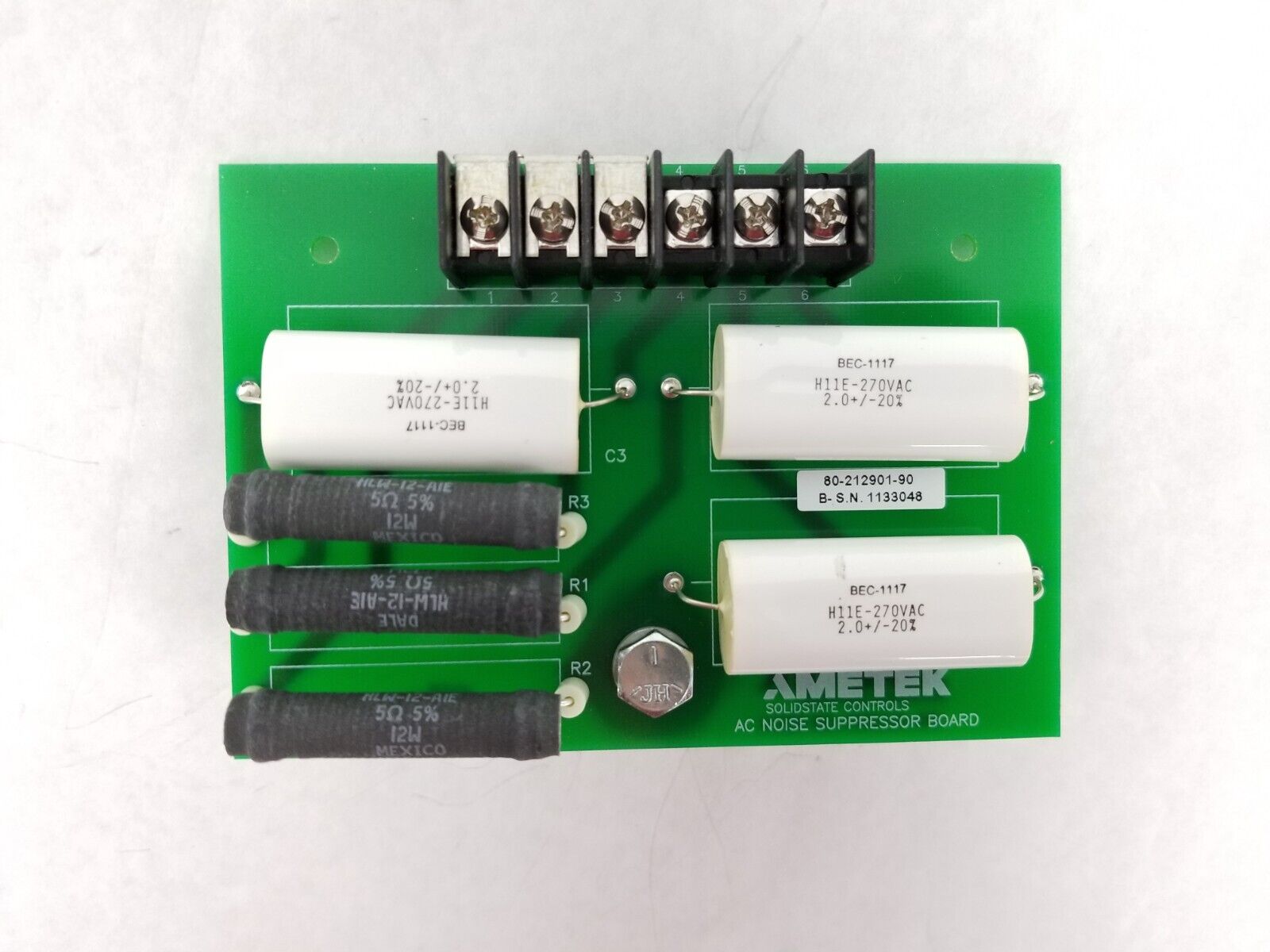 Ametek SolidState Controls 80-212901-90 Ac Noise Suppressor Board Rev A