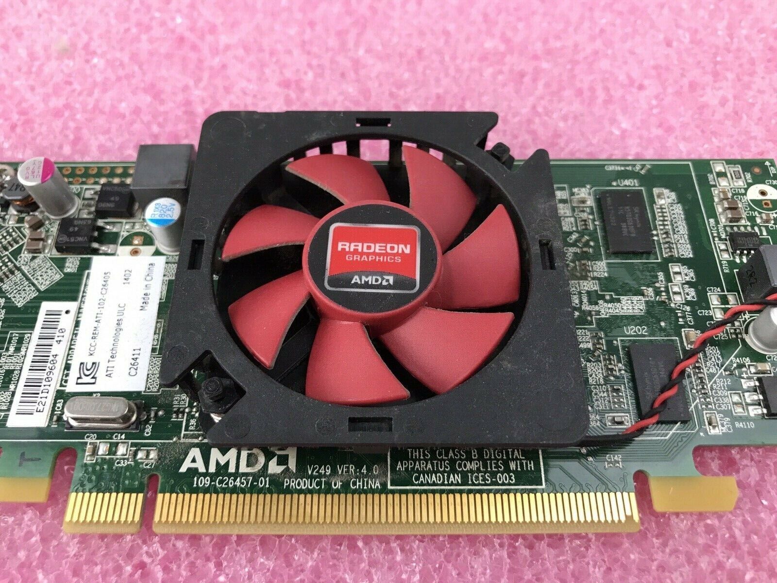 AMD 00WH7F Radeon HD 6450 1GB DisplayPort DVI PCIe Video Graphics Card GPU