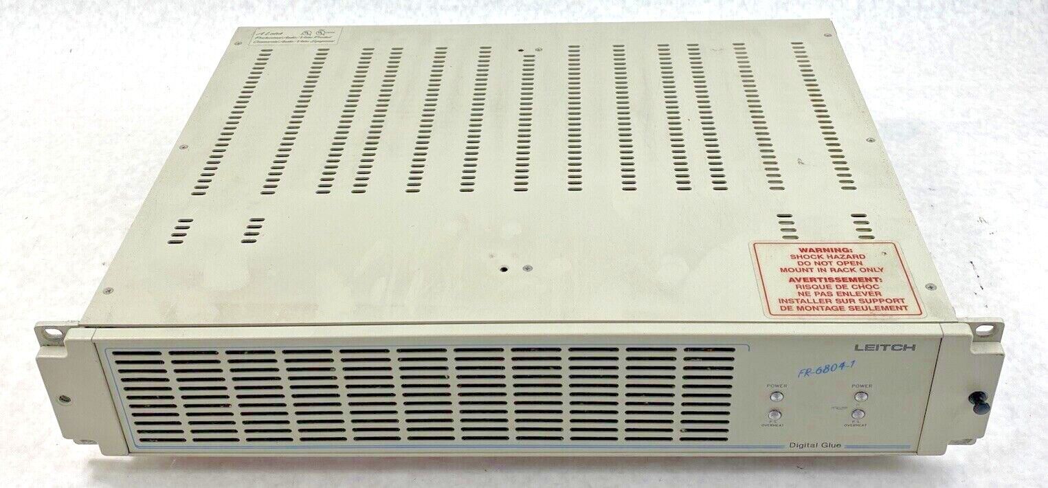 Leitch FR-6804-1 Digital Glue with 10x VSD-6801 video serial distribution amp