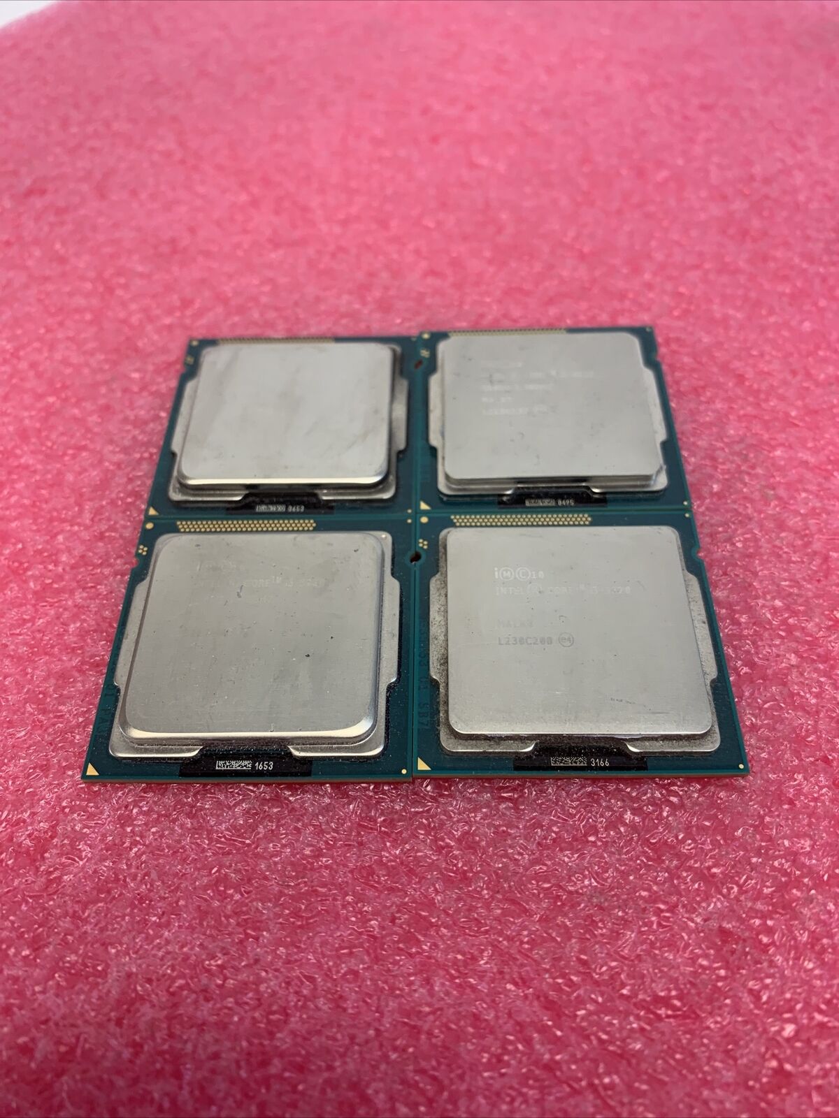 Lot of 4 Intel Core i3-2120 SR0RG 3.3GHz Processor