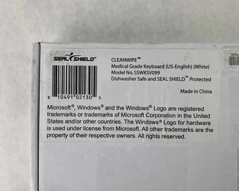Seal Shield SSWKSV099W Medical Cleanwipe Wireless Waterproof Keyboard Tested
