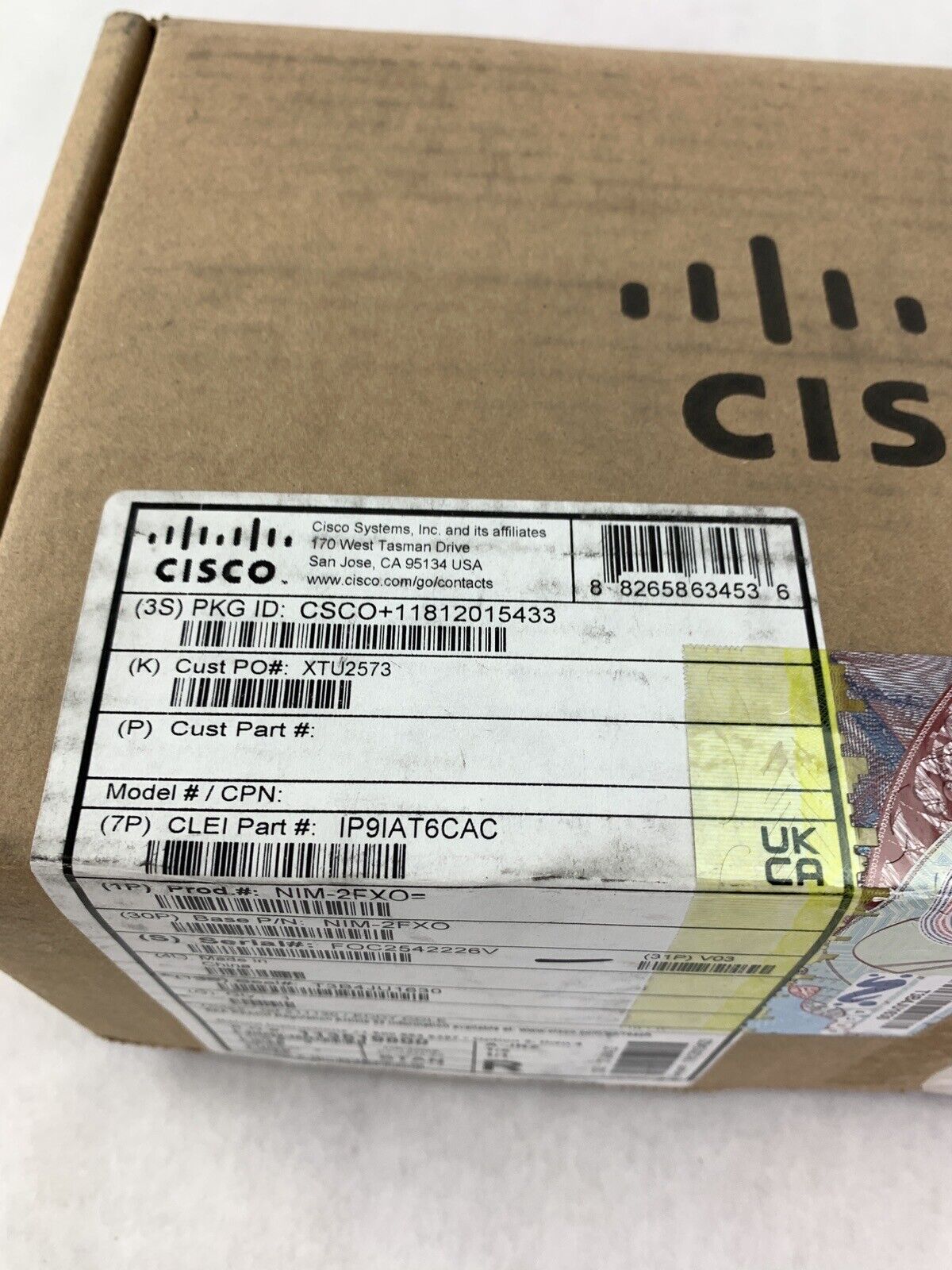 New OEM Cisco 2-Port Network Module NIM-2FXO