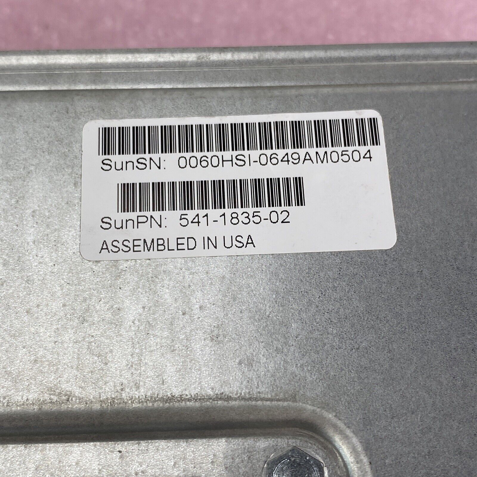 Sun Memory Module For X4600 M2 Server 541-1835-02 2.6GHz Opteron 8218 Dual Core