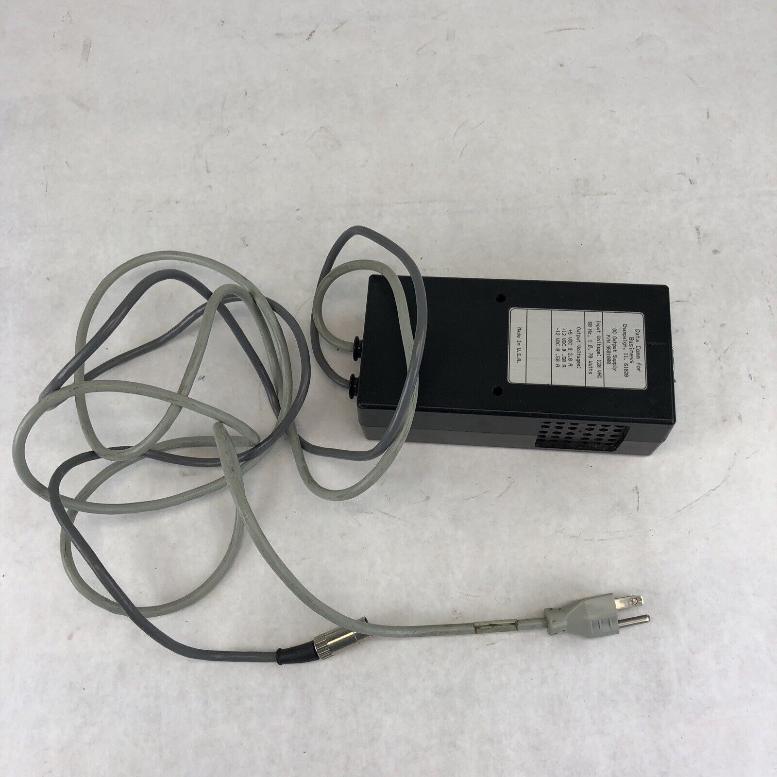 DataComm 9501008 DC Output Supply 60HZ 70 WATT-5