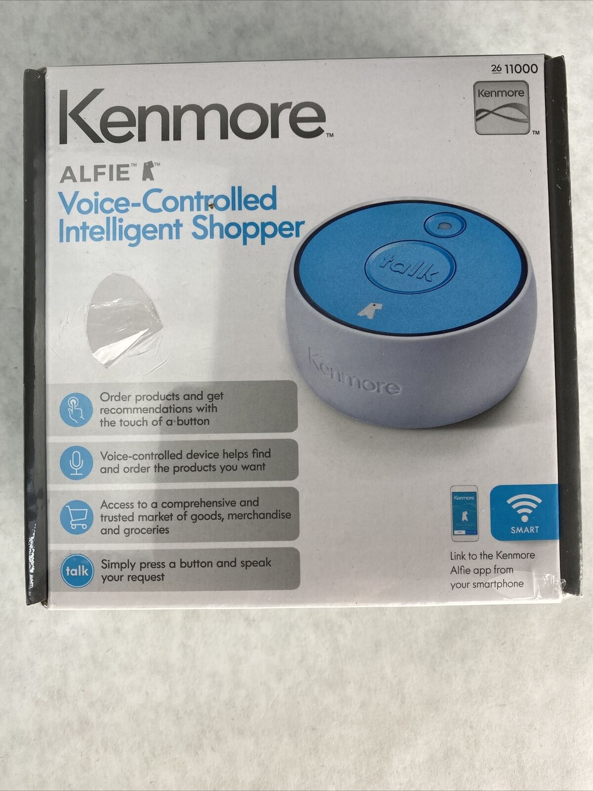Kenmore Alfie Voice Controlled Intelligent Shopper New Sealed