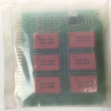 6 Channel Selector, MC000396/ MC000396 Rev E, Card, NEW in Sealed Bag
