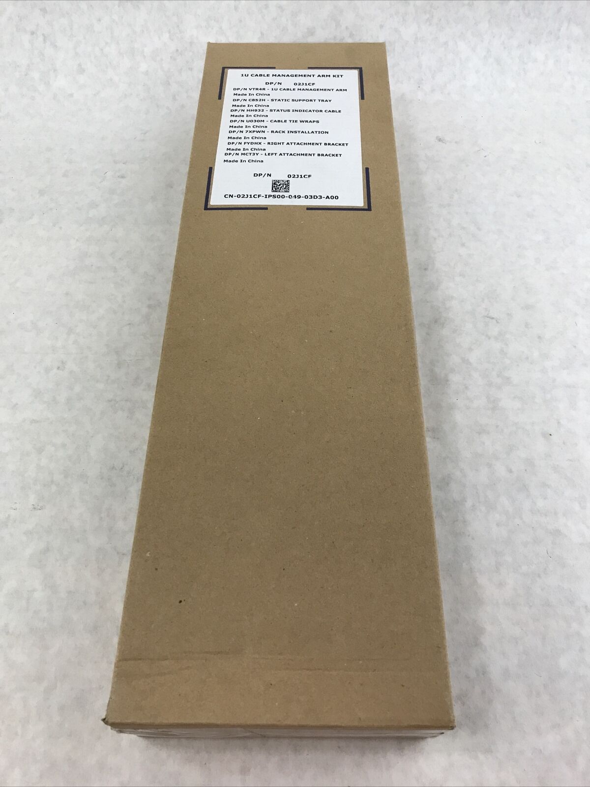 Dell 2J1CF 1U Cable Management Arm Kit VTR4R C852H HH932 U030M