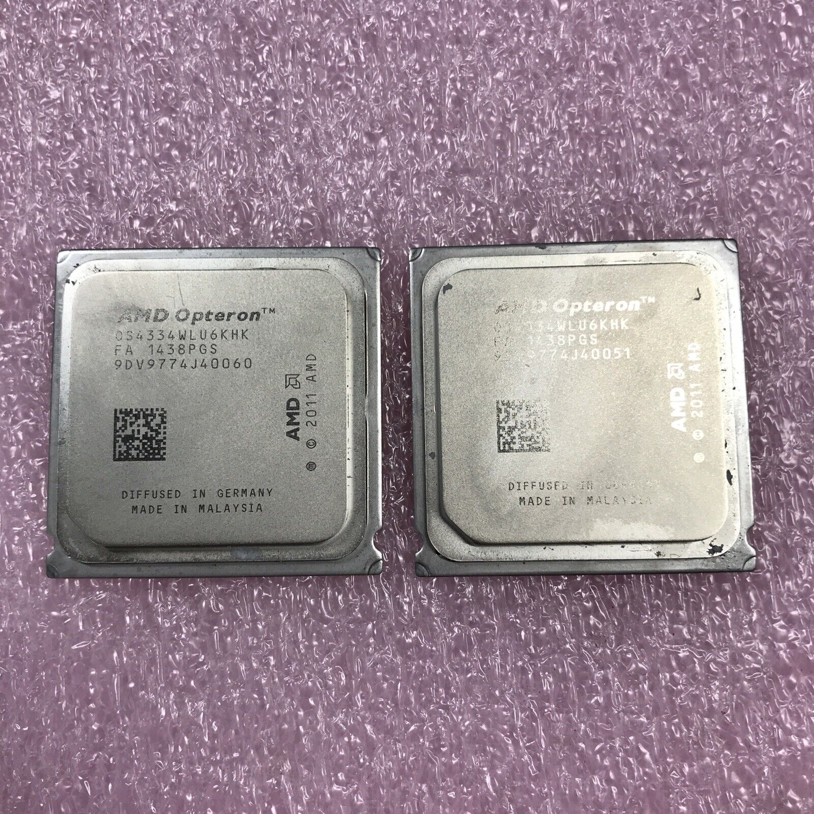 (Lot of 2) AMD Opteron 0S4334WLU6KHK (Tested and Working)