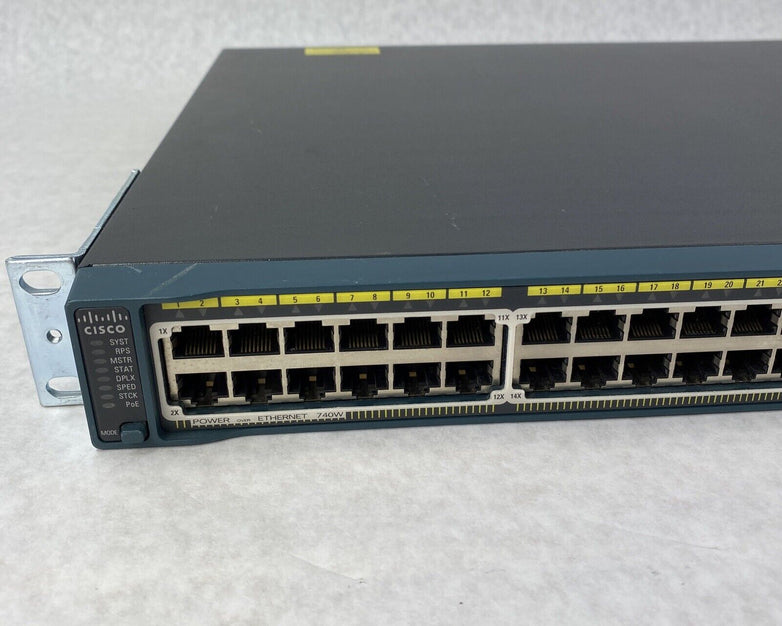 Cisco Catalyst 2960-S Series PoE+ WS-C29605-48FPS-L V03  48-Port Ethernet Switch