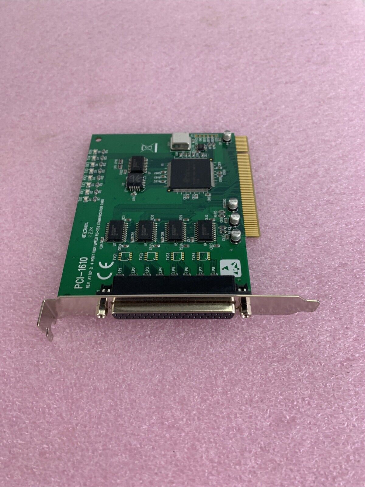 Advantech PCI-1610 REV. A1 02-2 4 PERT HIGH SPEED RS-232