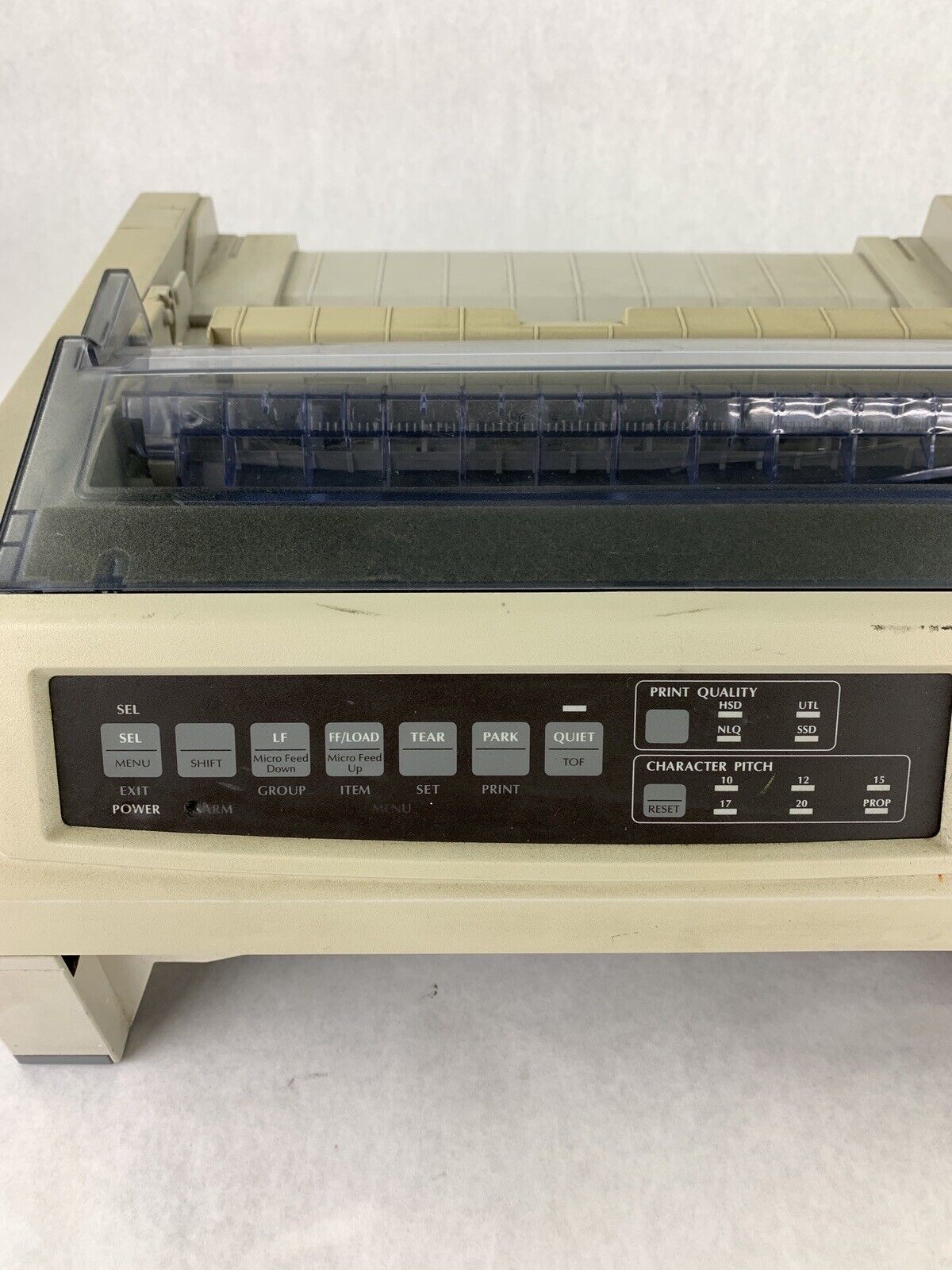 Oki 320 Turbo Printer GE7000A For Parts and Repair Self Tested