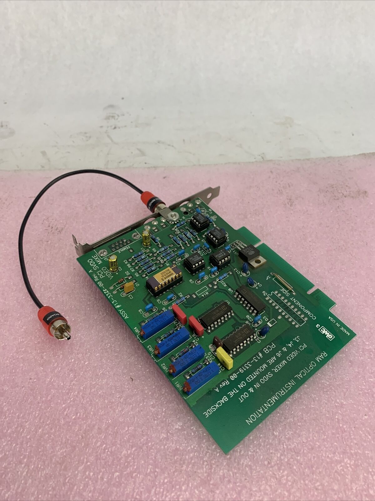 RAM Optical Instrumentation Inc 13-3319-00 PCI Video Mixer