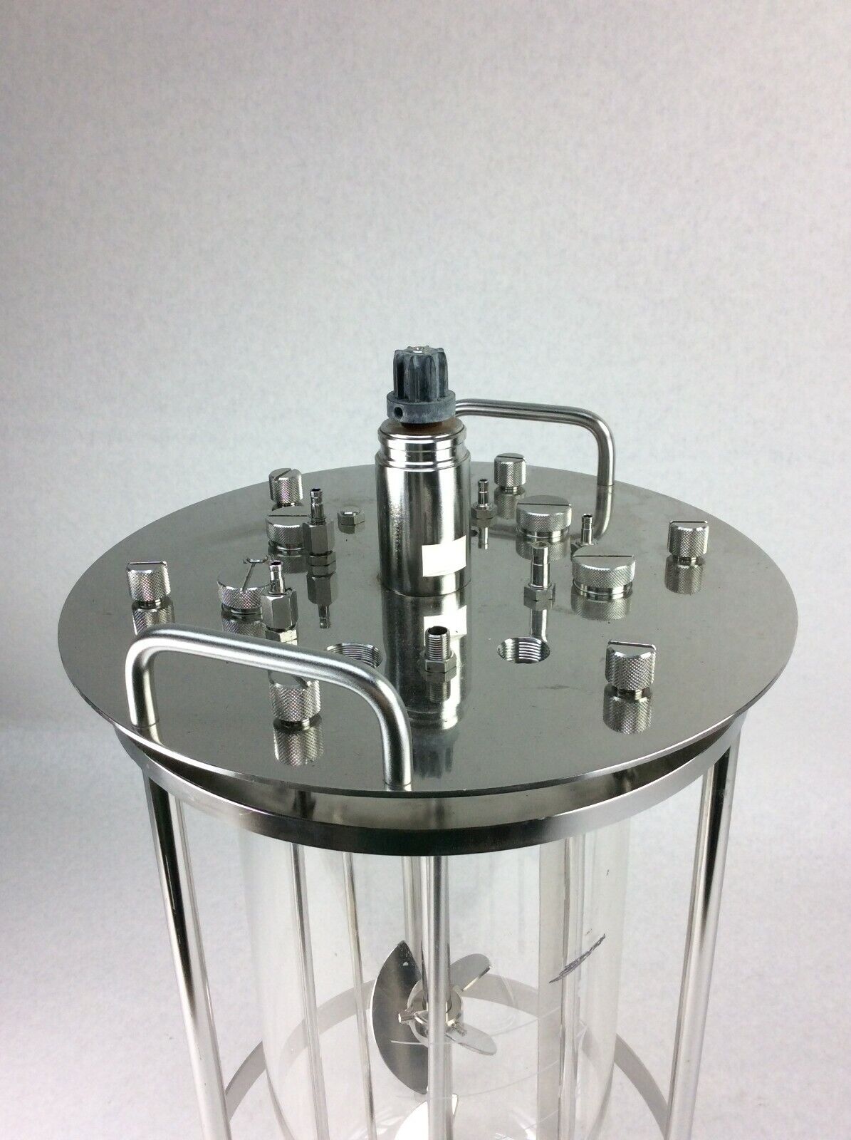 Sartorius 8L Liter Glass Vessel Bioreactor Bio Reactor Biostat