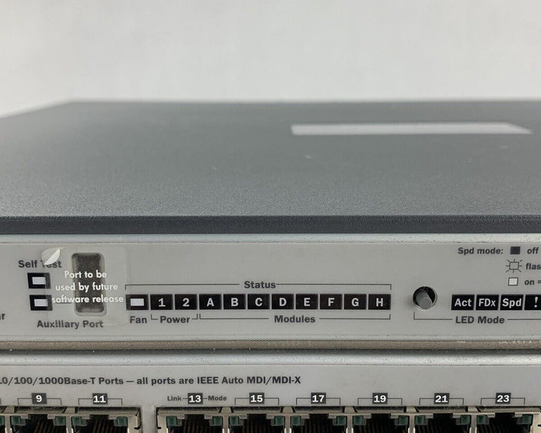 HP ProCurve Network Switch J8773A 4208VL Chassis w/ 6x J8768A and 2x J9033A