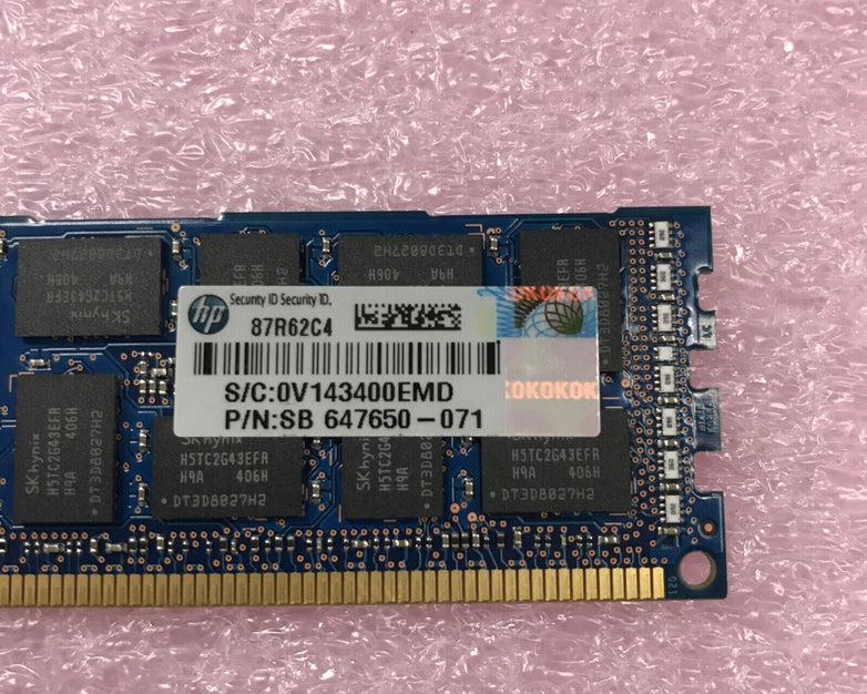Hynix 16GB 2x8GB 2Rx4 PC3L-10600R-9-12-E2 Ram HMT31GR7EFR4A-H9