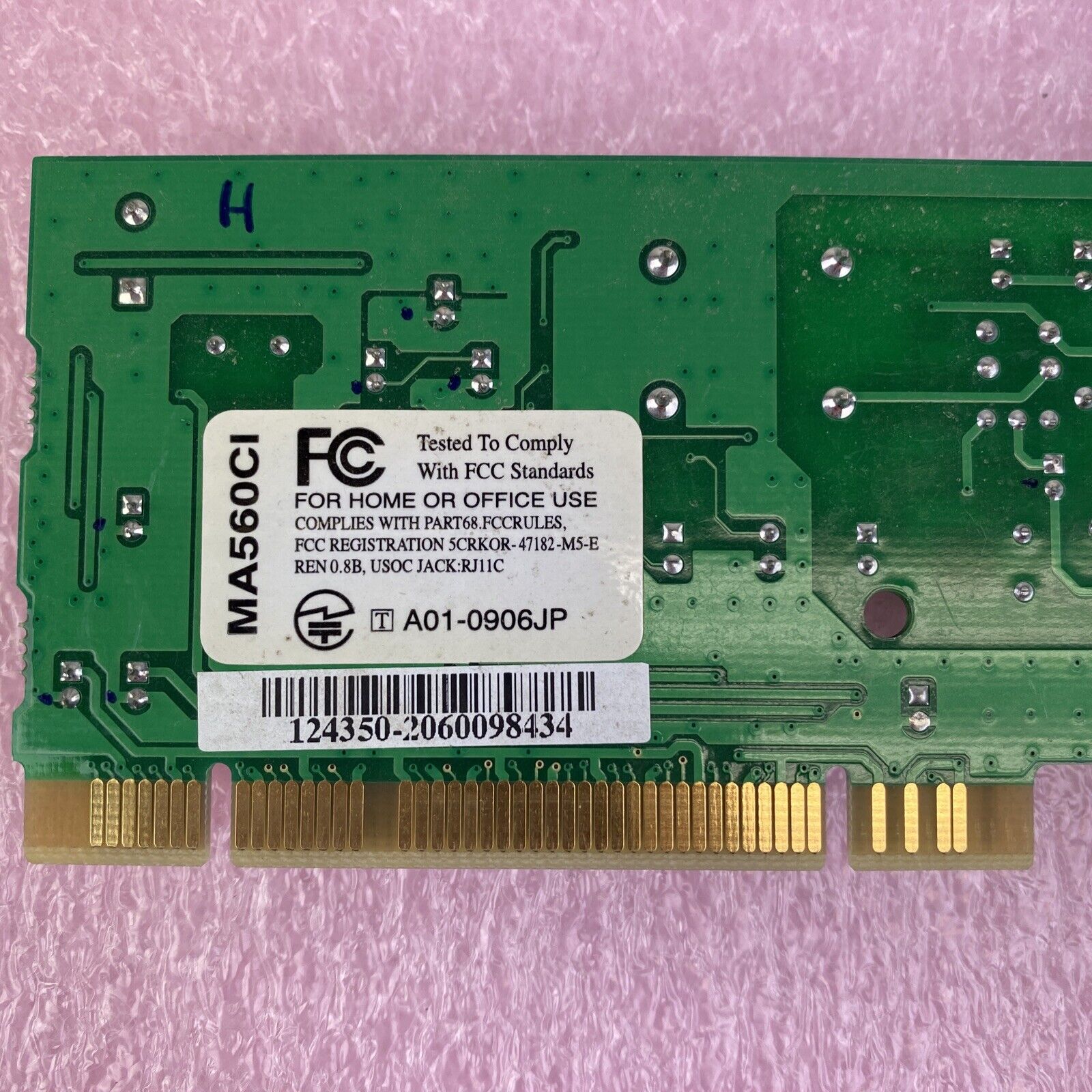 Lot of 2 Macsystem, Inc. MA560CI Conexant 56K fax modem PCI cards