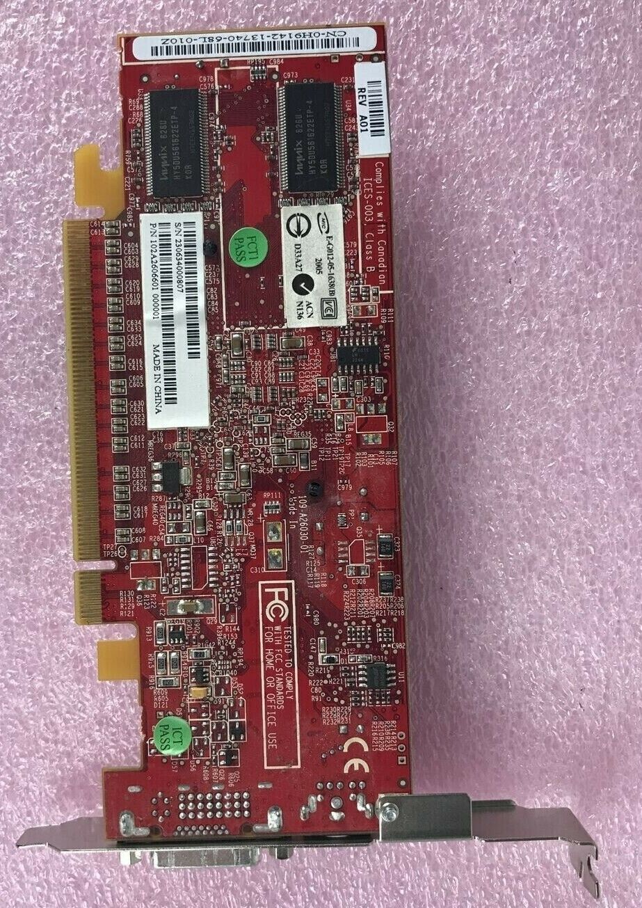 ATI 109-A26030-01 Radeon X600 SE 128 MB PCI-E x16 DVI video graphics card GPU